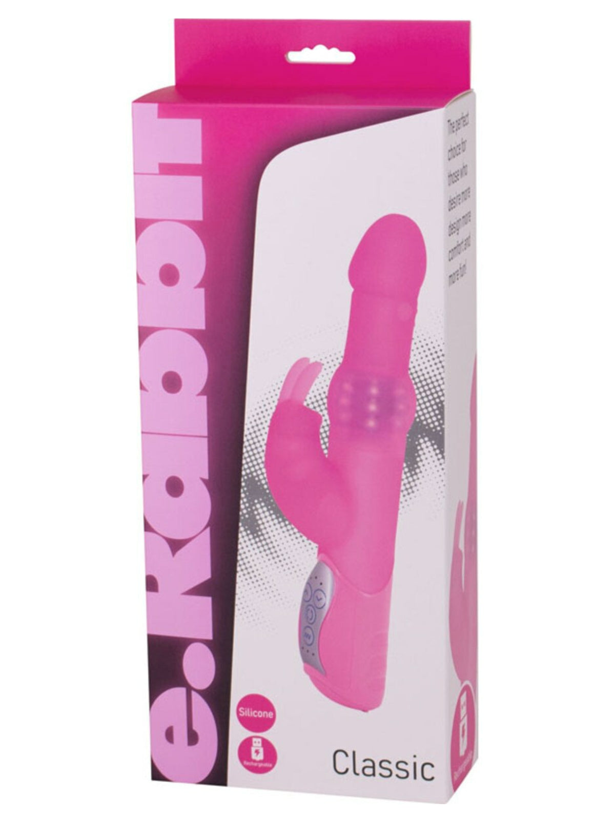 E.Rabbit Classic Silicone Rabbit Vibrator - Passionzone Adult Store