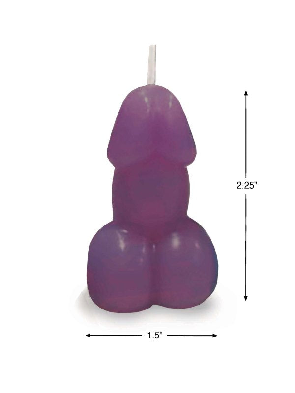 Eden's Candle Penis Candle Eggplant - Passionzone Adult Store