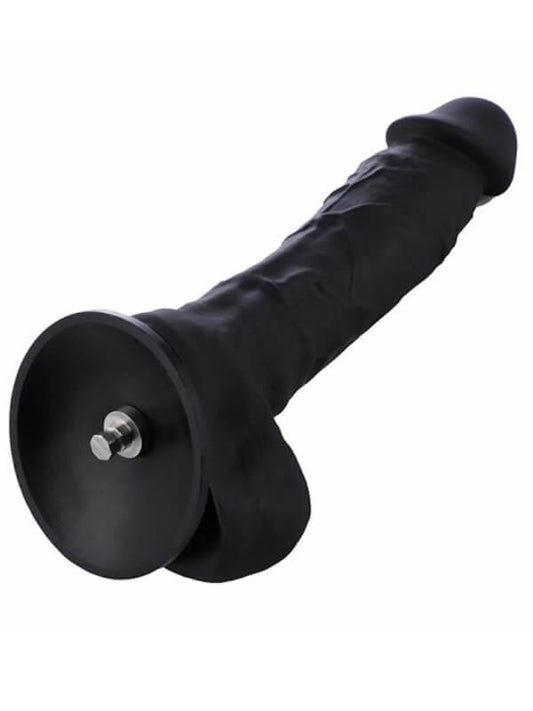 HiSmith 8.3 Inch Silicone Dildo Black - Passionzone Adult Store