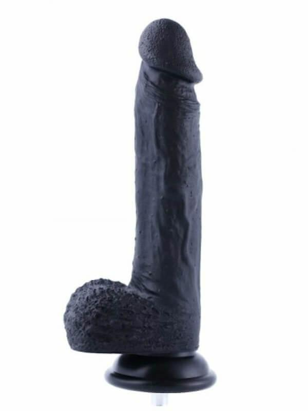 HiSmith 8.7 Inch Silicone Dildo Black - Passionzone Adult Store