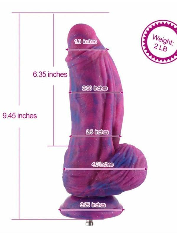 Hismith Blue Monster 9.5" Dildo - Passionzone Adult Store