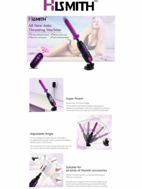 HiSmith Pro Traveller Sex Machine - Passionzone Adult Store