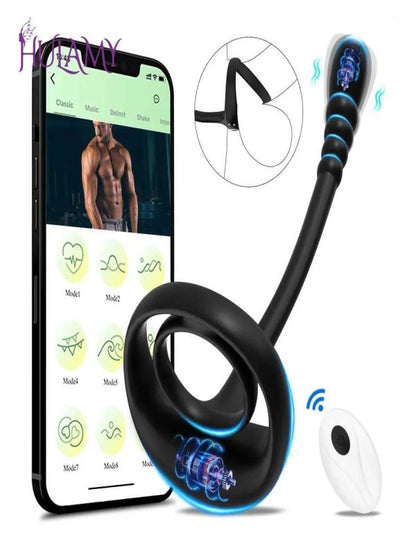 Hulamy App Control Cock Ring & Prostate Massager - Passionzone Adult Store