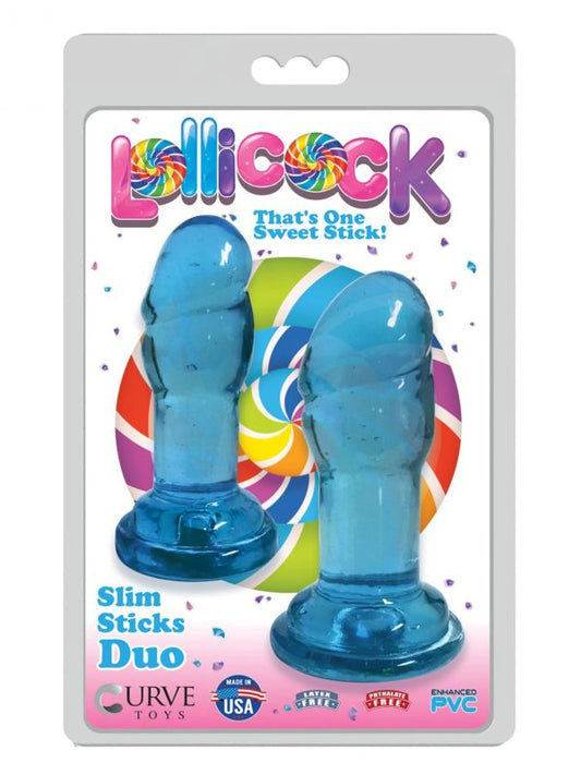 Lollicock Slim Sticks Duo Plugs Berry Ice - Passionzone Adult Store