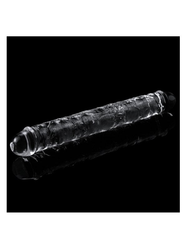 Lovetoy Flawless Clear 12" Double Dildo - Passionzone Adult Store