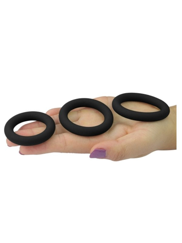 Lovetoy Power Plus Silicone Snug Ring 3 Pack - Passionzone Adult Store