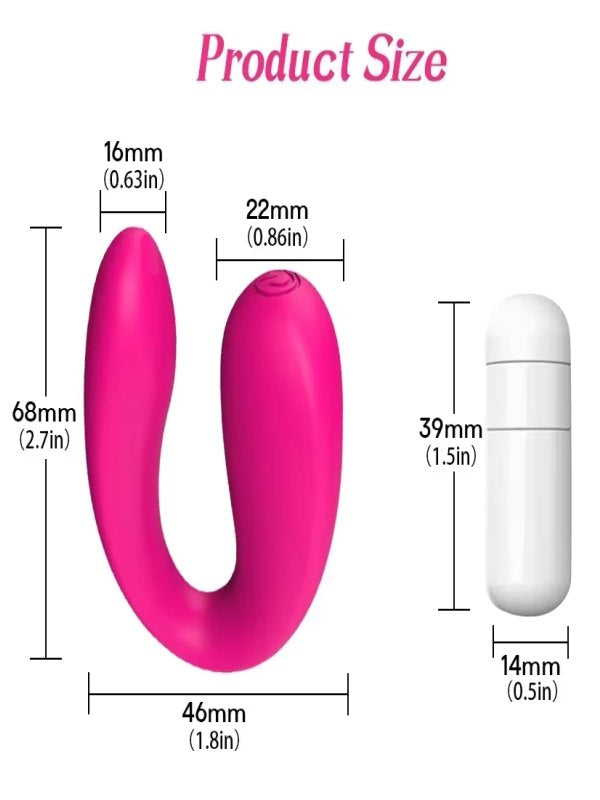 Luxe Outlet Couples Vibrator Purple - Passionzone Adult Store