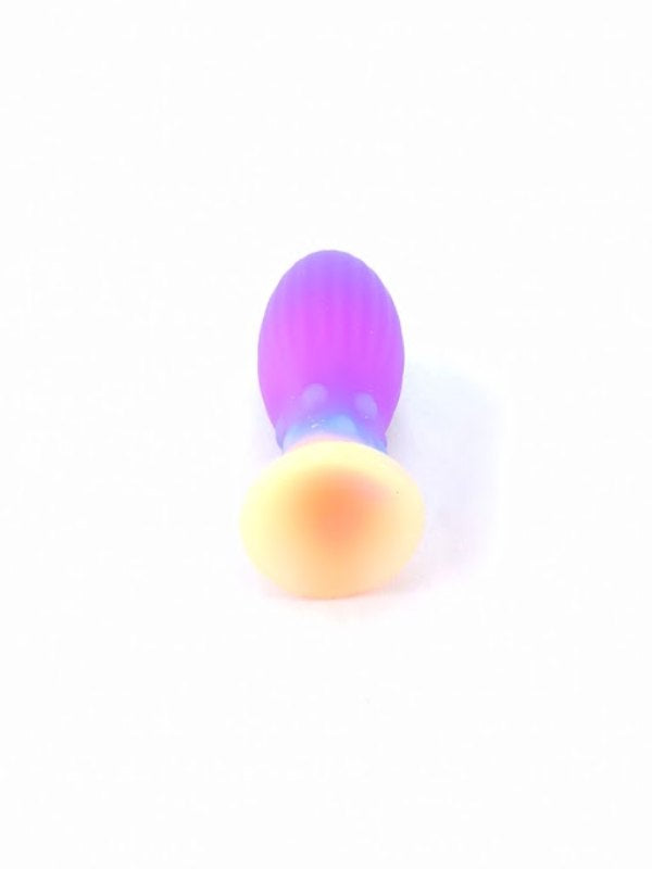 Luxe Outlet Dragon Egg Anal Plug Small Purple/Blue - Passionzone Adult Store