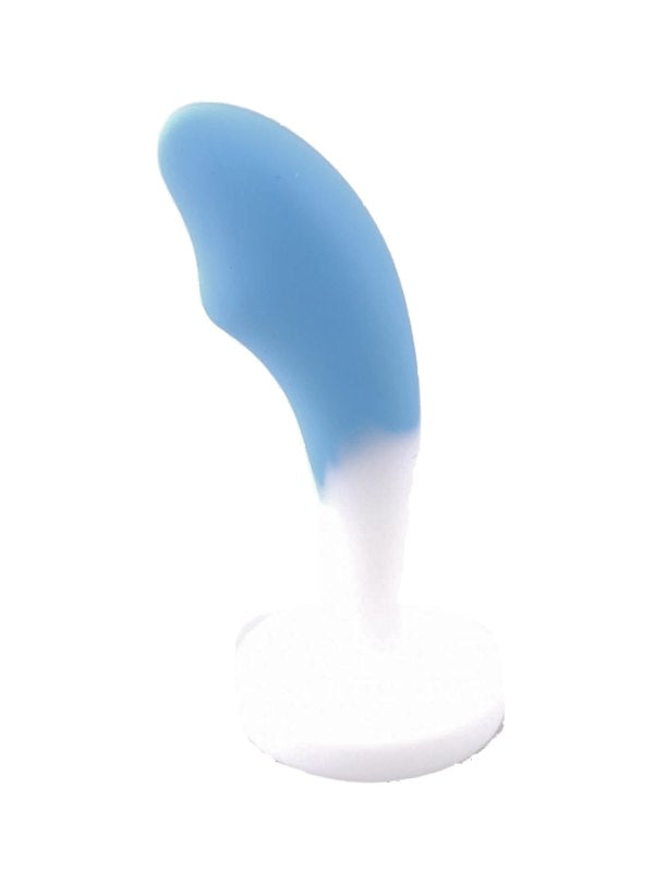 Luxe Outlet Silicone Gem Anal Plug Small Blue - Passionzone Adult Store