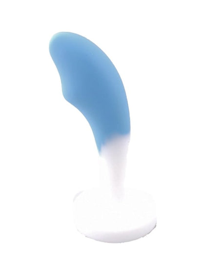 Luxe Outlet Silicone Gem Anal Plug Small Blue - Passionzone Adult Store