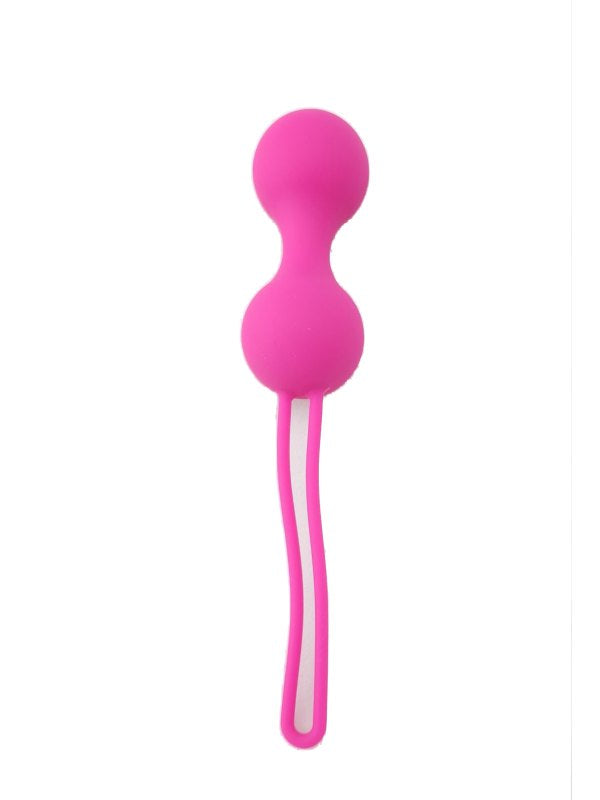 Luxe Outlet Weighted Silicone Kegel Balls Large Pink - Passionzone Adult Store