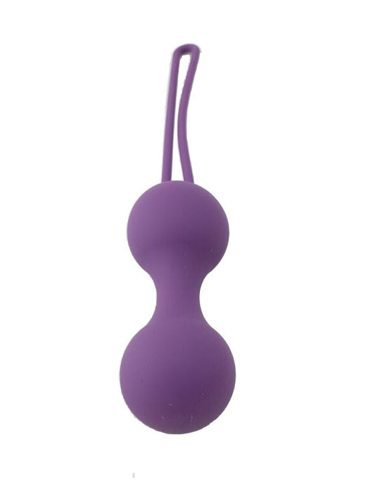 Luxe Outlet Weighted Silicone Kegel Balls Large Purple - Passionzone Adult Store