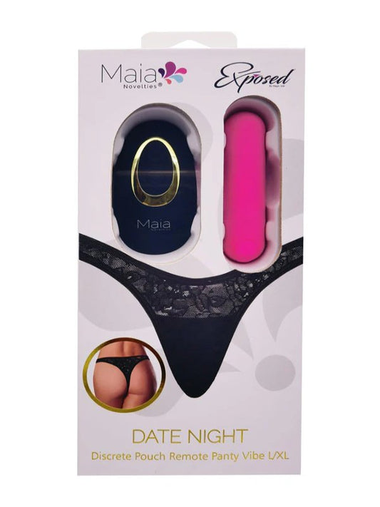 Maia Date Night Remote Panty Vibe L/XL - Passionzone Adult Store