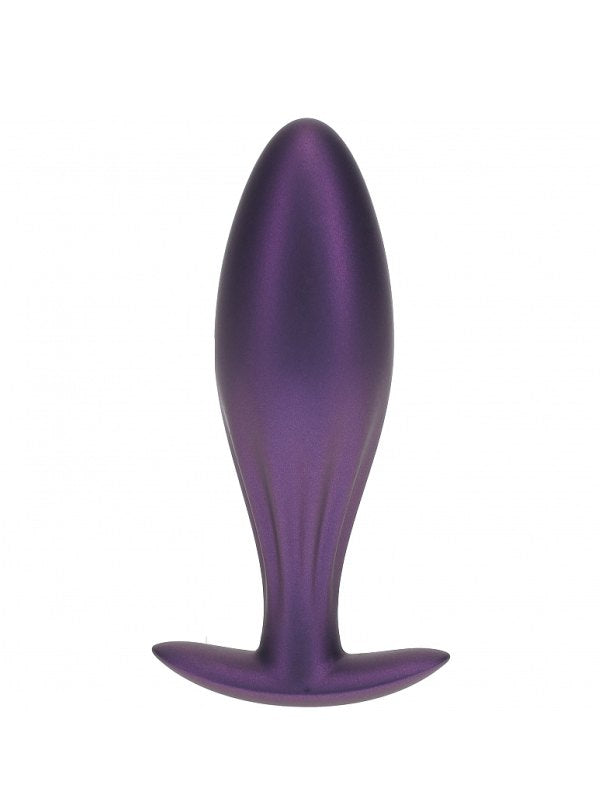 Ouch! Smooth Oval Silicone Anal Plug Purple - Passionzone Adult Store