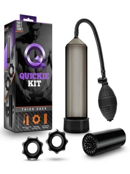 Quickie Thick Cock Penis Pump KIt - Passionzone Adult Store