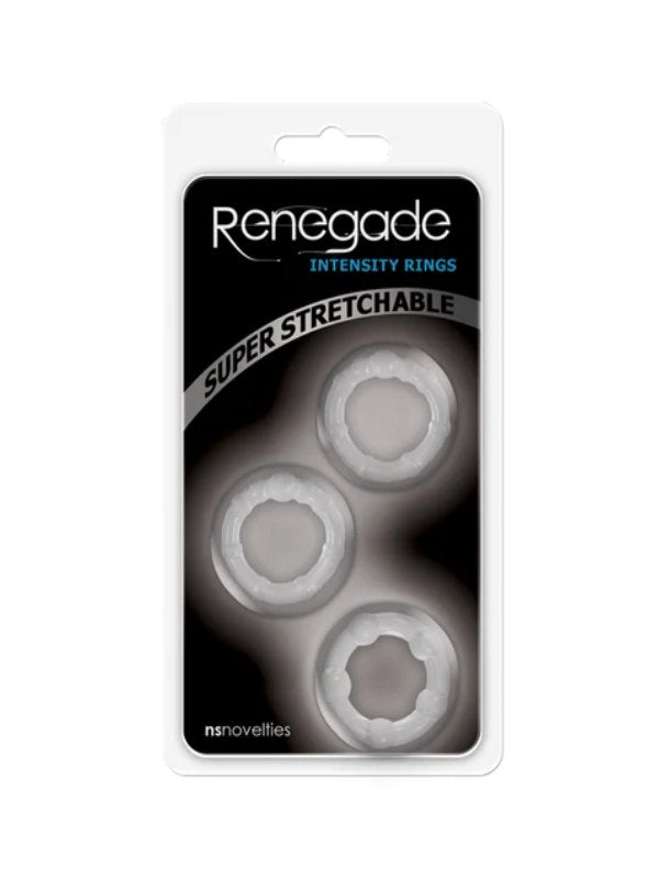 Renegade Intensity Cock Ring 3 Pack - Passionzone Adult Store