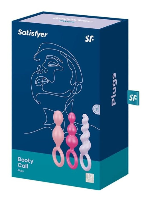 Satisfyer Booty Call Plugs Pastels - Passionzone Adult Store