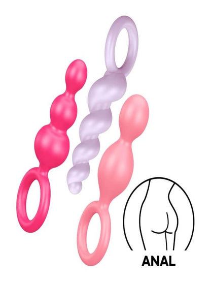 Satisfyer Booty Call Plugs Pastels - Passionzone Adult Store