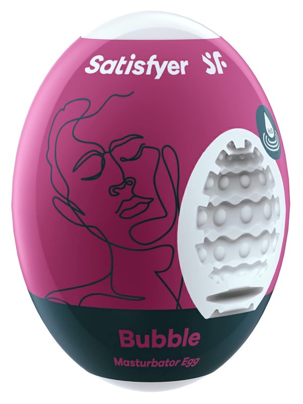 Satisfyer Egg Masturbator Bubble Texture - Passionzone Adult Store