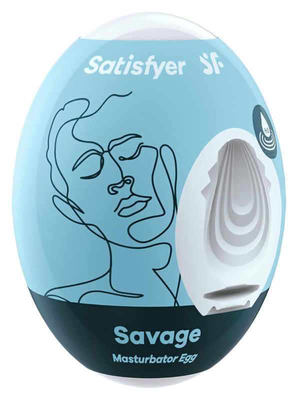 Satisfyer Egg Masturbator Savage Texture - Passionzone Adult Store