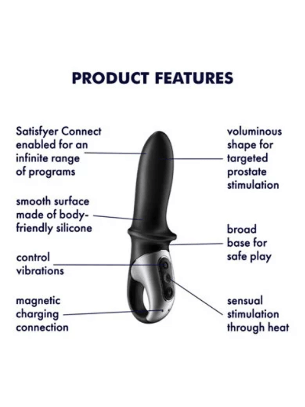 Satisfyer Hot Passion App Anal Vibe - Passionzone Adult Store