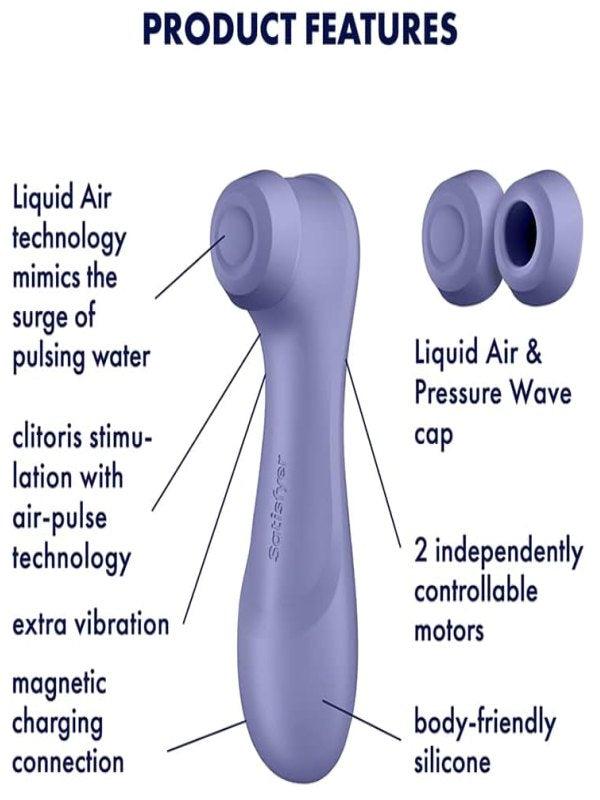 Satisfyer Pro 2 Gen 3 Air Pulse Vibrator Lilac - Passionzone Adult Store