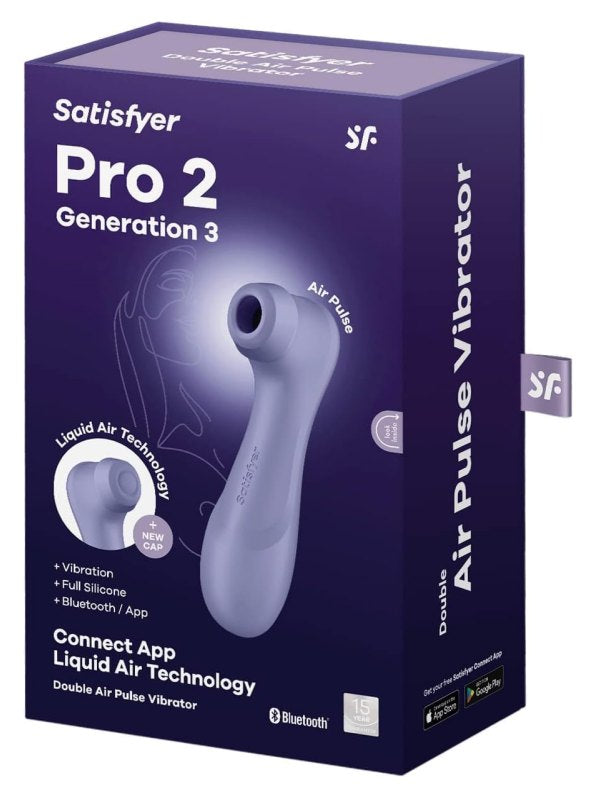 Satisfyer Pro 2 Gen 3 Connect Vibrator Purple - Passionzone Adult Store