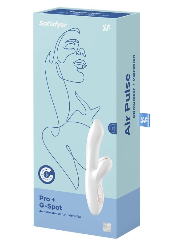 Satisfyer Pro+ G-Spot Rabbit Air Pulse Vibrator - Passionzone Adult Store