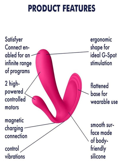 Satisfyer Top Secret+ App Wearable Vibrator - Passionzone Adult Store