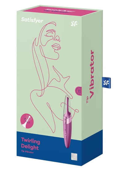 Satisfyer Twirling Delight Tip Vibrator Berry - Passionzone Adult Store