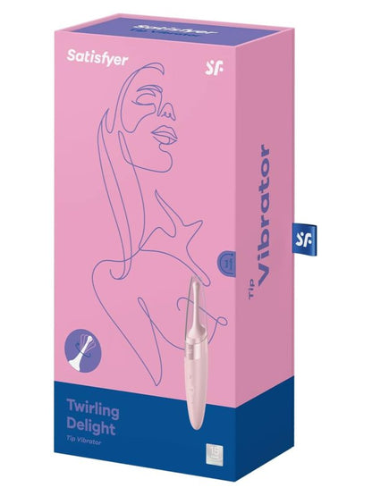 Satisfyer Twirling Delight Tip Vibrator Pink - Passionzone Adult Store