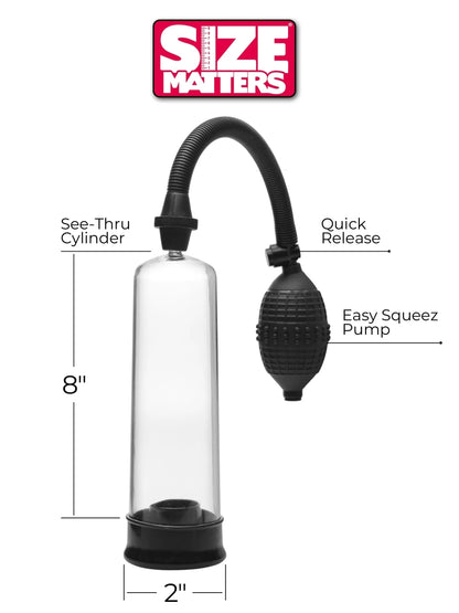 Size Matters Beginner Penis Pump - Passionzone Adult Store