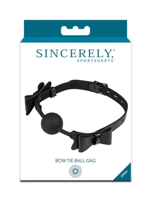 Sportsheets Sincerely Bow Tie Ball Gag - Passionzone Adult Store