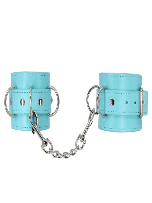 Unlined Wrist Cuffs Blue - Passionzone Adult Store