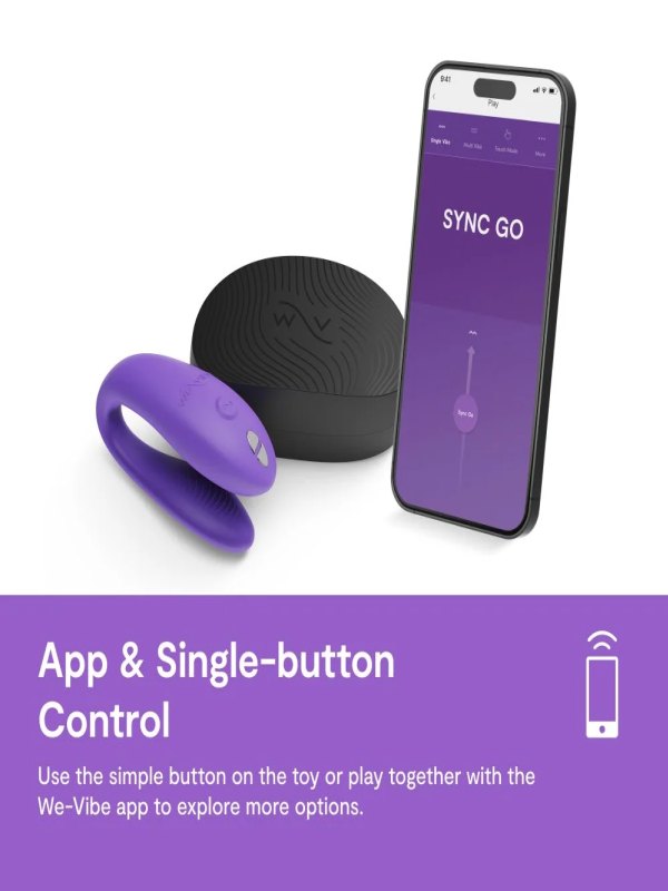 We-Vibe Sync Go Purple - Passionzone Adult Store