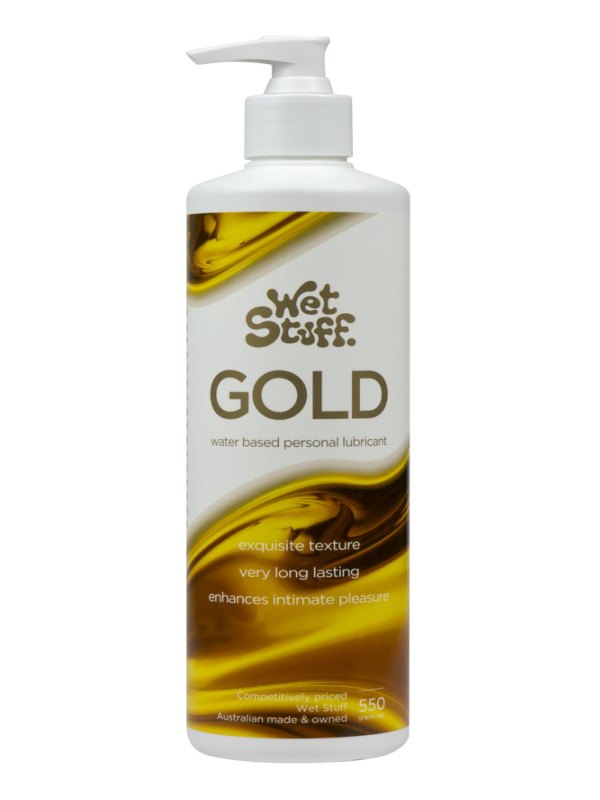 Wet Stuff Gold Water Based Lubricant 550g - Passionzone Adult Store