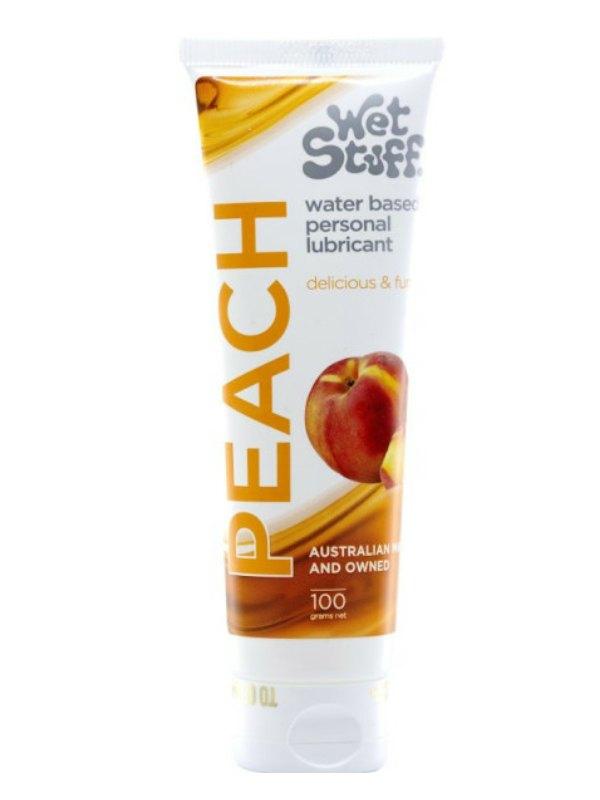 Wet Stuff Peach Lubricant 100 grams - Passionzone Adult Store