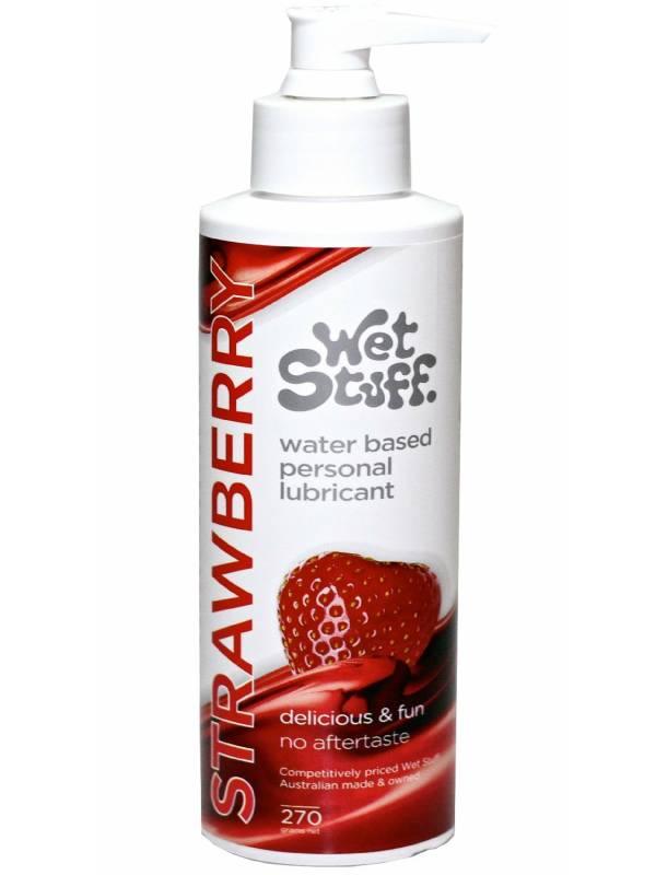 Wet Stuff Strawberry Lubricant 270 Grams - Passionzone Adult Store