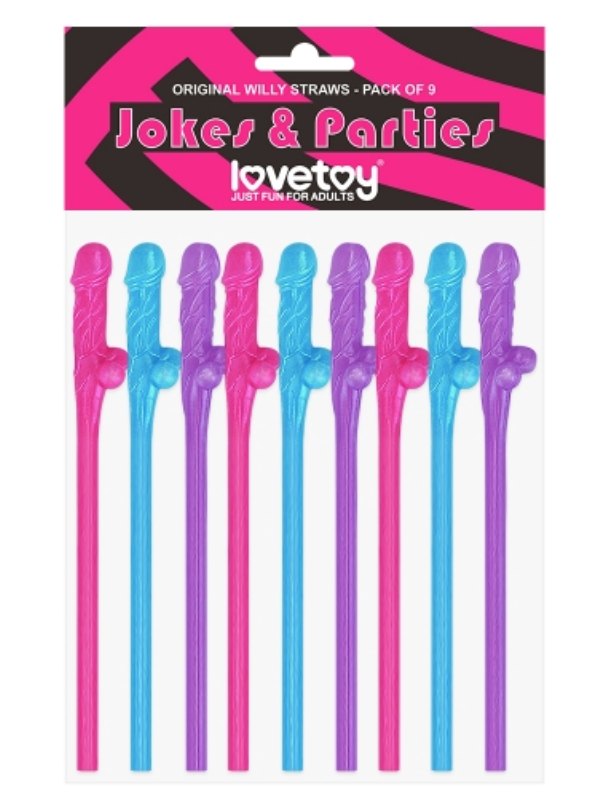 Willy Straws 9 Pack - Passionzone Adult Store