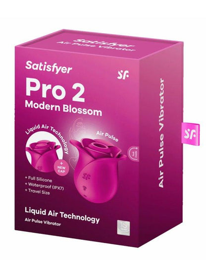 Satisfyer Pro 2 Modern Blossom Air Pulse Vibrator - Passionzone Adult Store