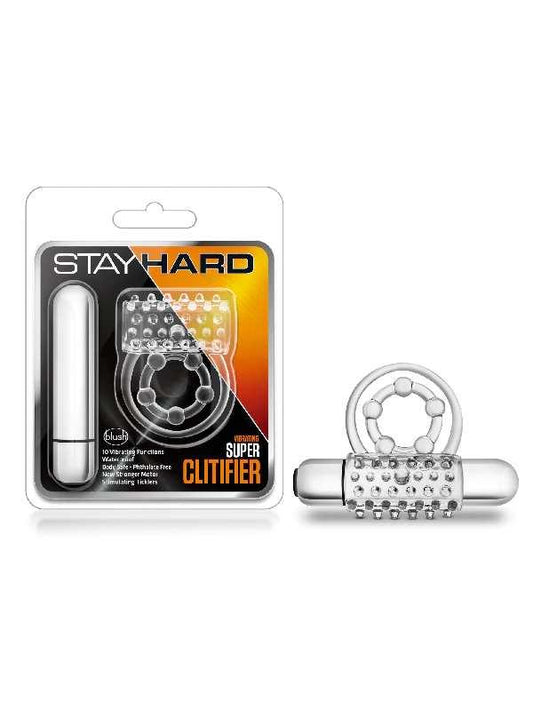 Stay Hard Vibrating Super Clitifier Cock Ring - Passionzone Adult Store